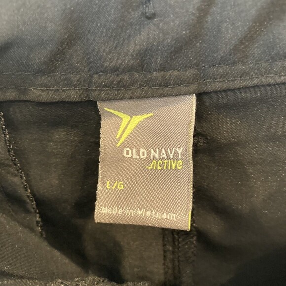 Old Navy Active Shorts Mens Size large Swim Blue Black Trunks 2 Pairs - Picture 4 of 10